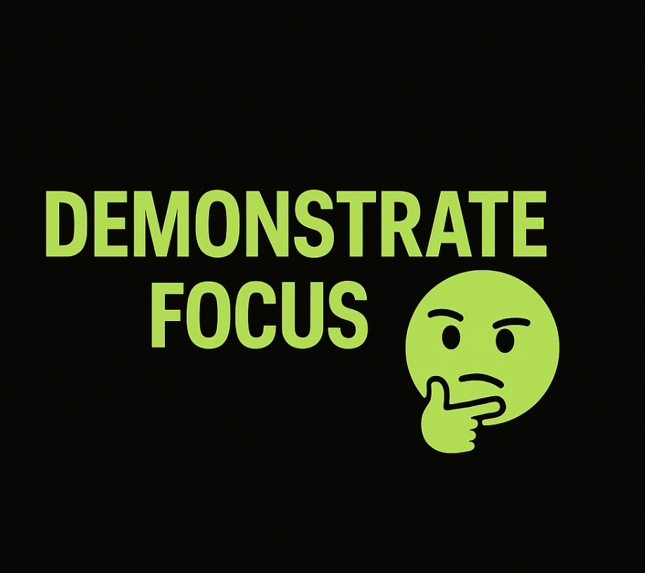 KQ #3 - Demonstrate Focus