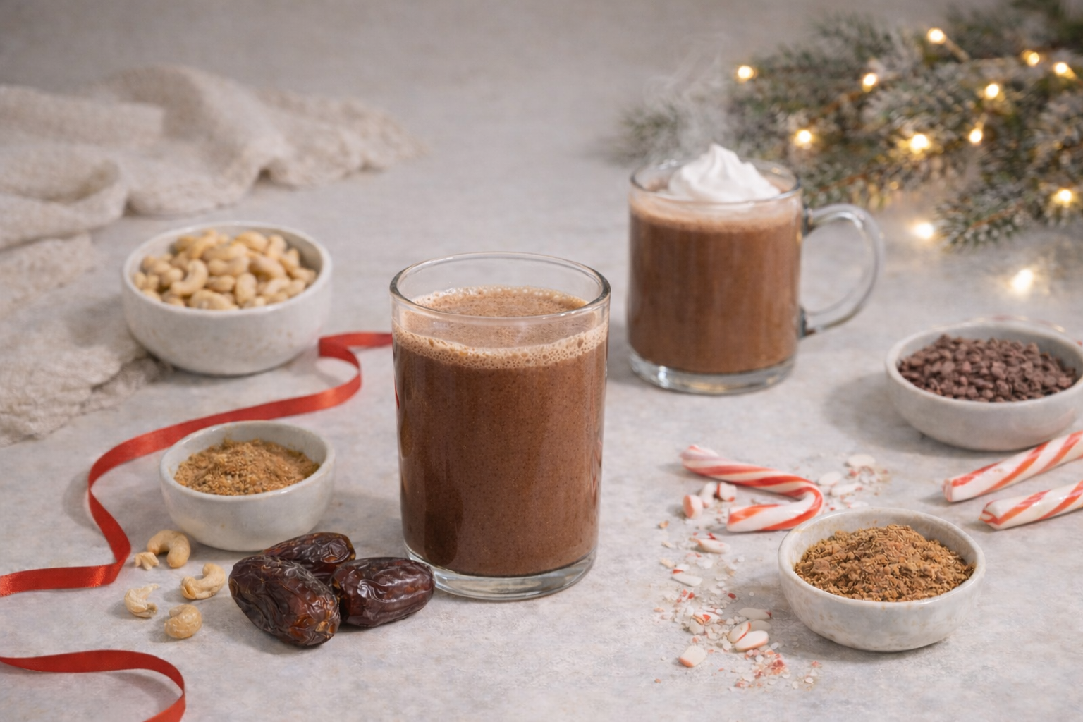 chocolate peppermint cashew milk