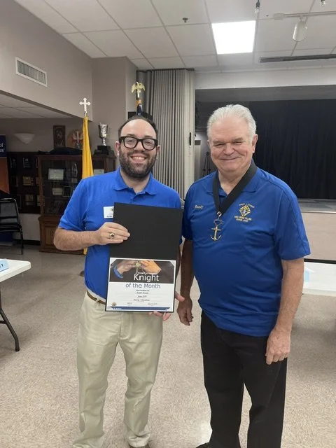 June 2026 Knight of the Month            Keith Demele