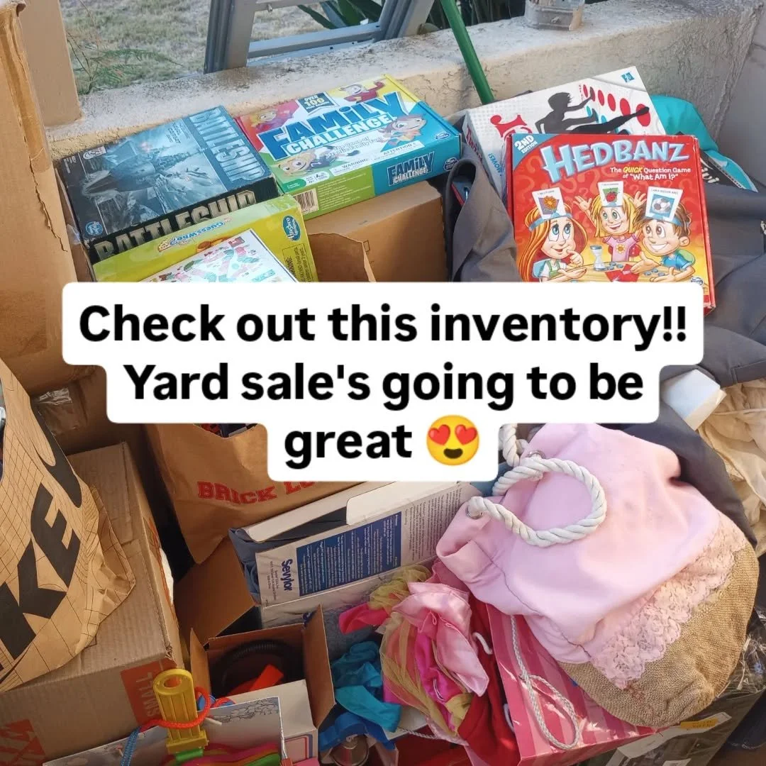 The outpouring of donations has been incredible! To every person who donated to the inventory, thank you so so much. ❤️❤️❤️ Come out this Saturday and Sunday to our yard sale at West Gardena Blvd and Denker Ave. All $$$$ goes to setup of our ghost ve