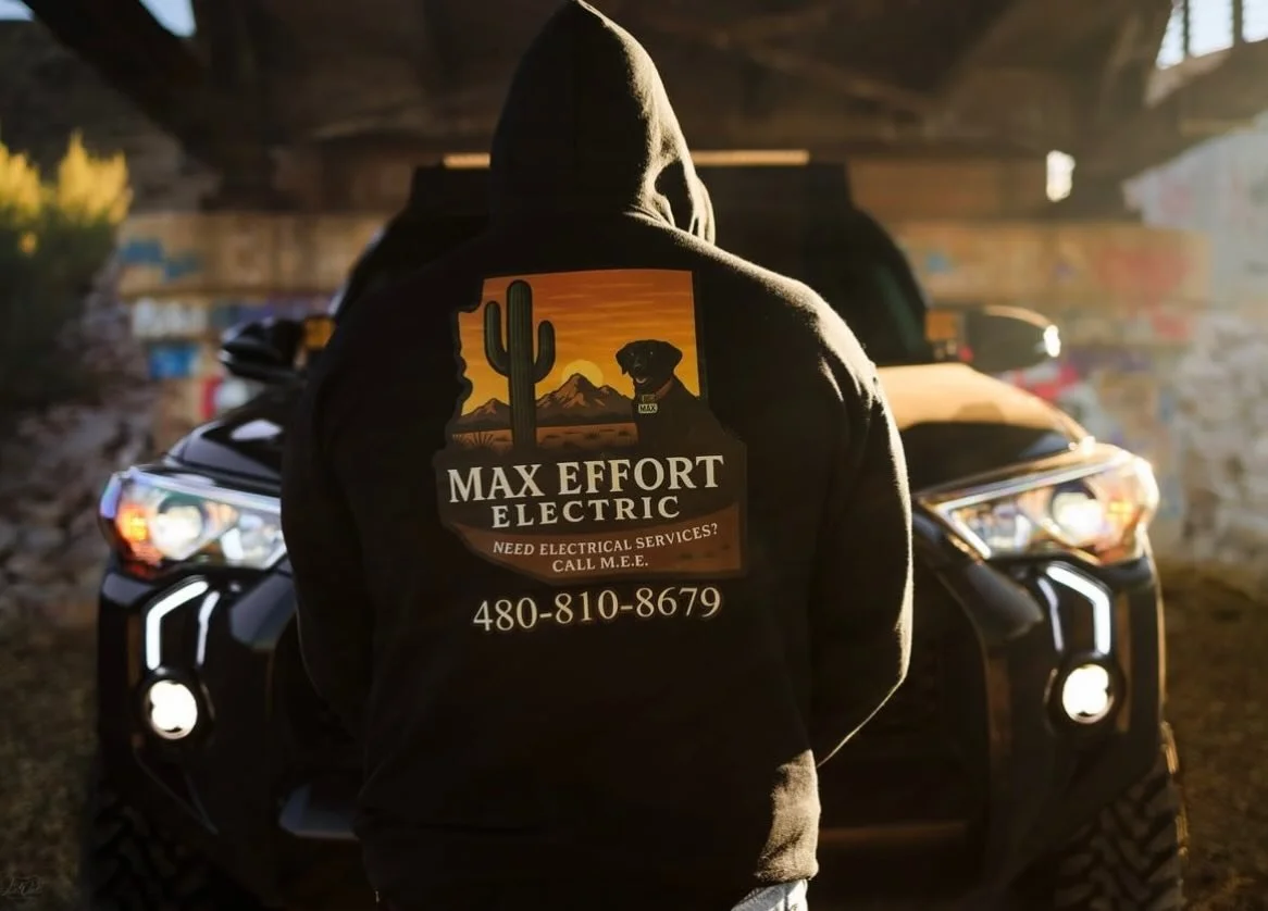 Max Effort Electric doesn&rsquo;t stop when the sun goes down.
Reliable. Licensed. Insured.
Residential &amp; commercial electrical services you can trust.

📍 Valley-wide
📞 480-810-8679
⚡ Max Effort Electric

#MaxEffortElectric #ArizonaElectrician 