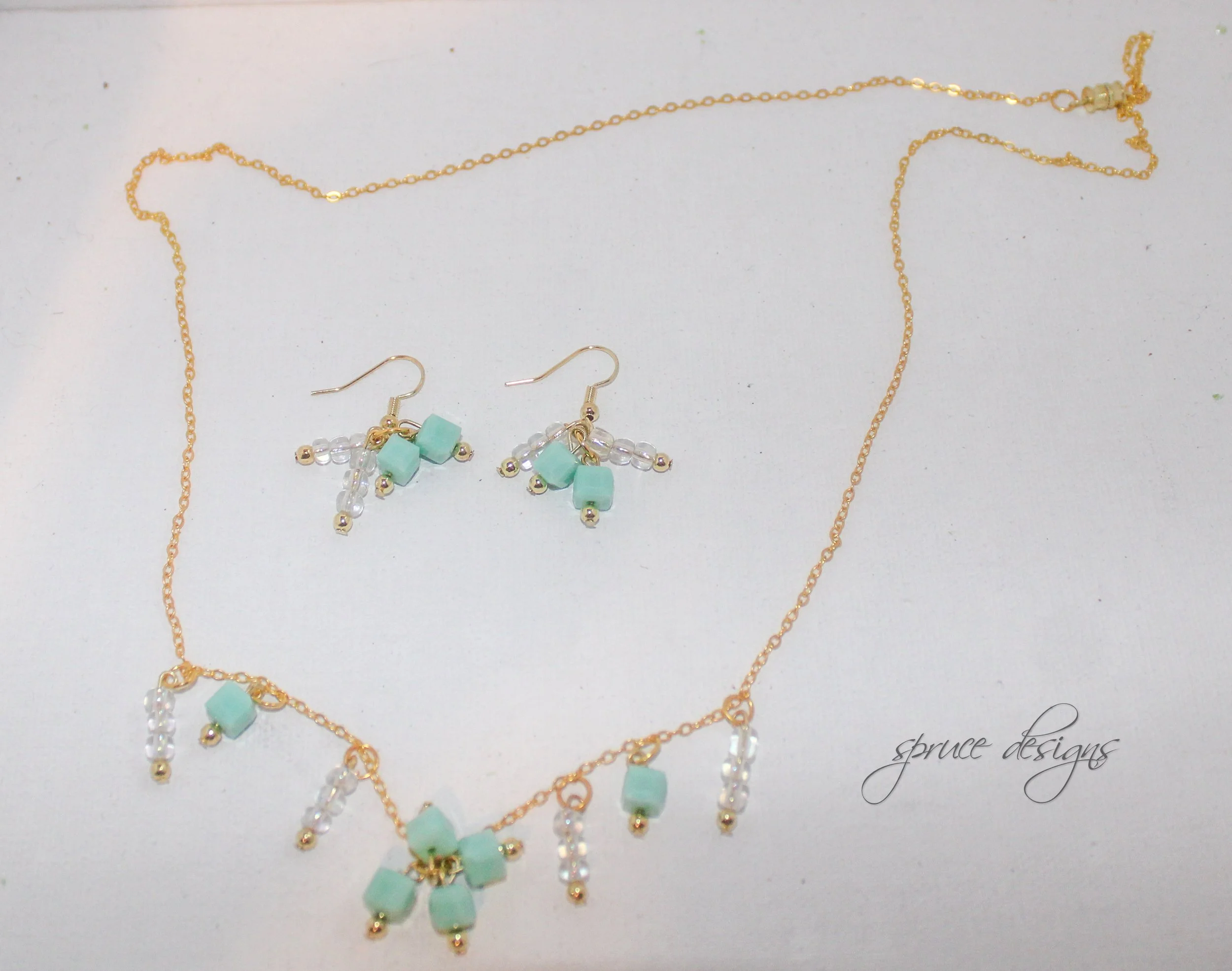Robin's Egg Blue Jewelry Set
