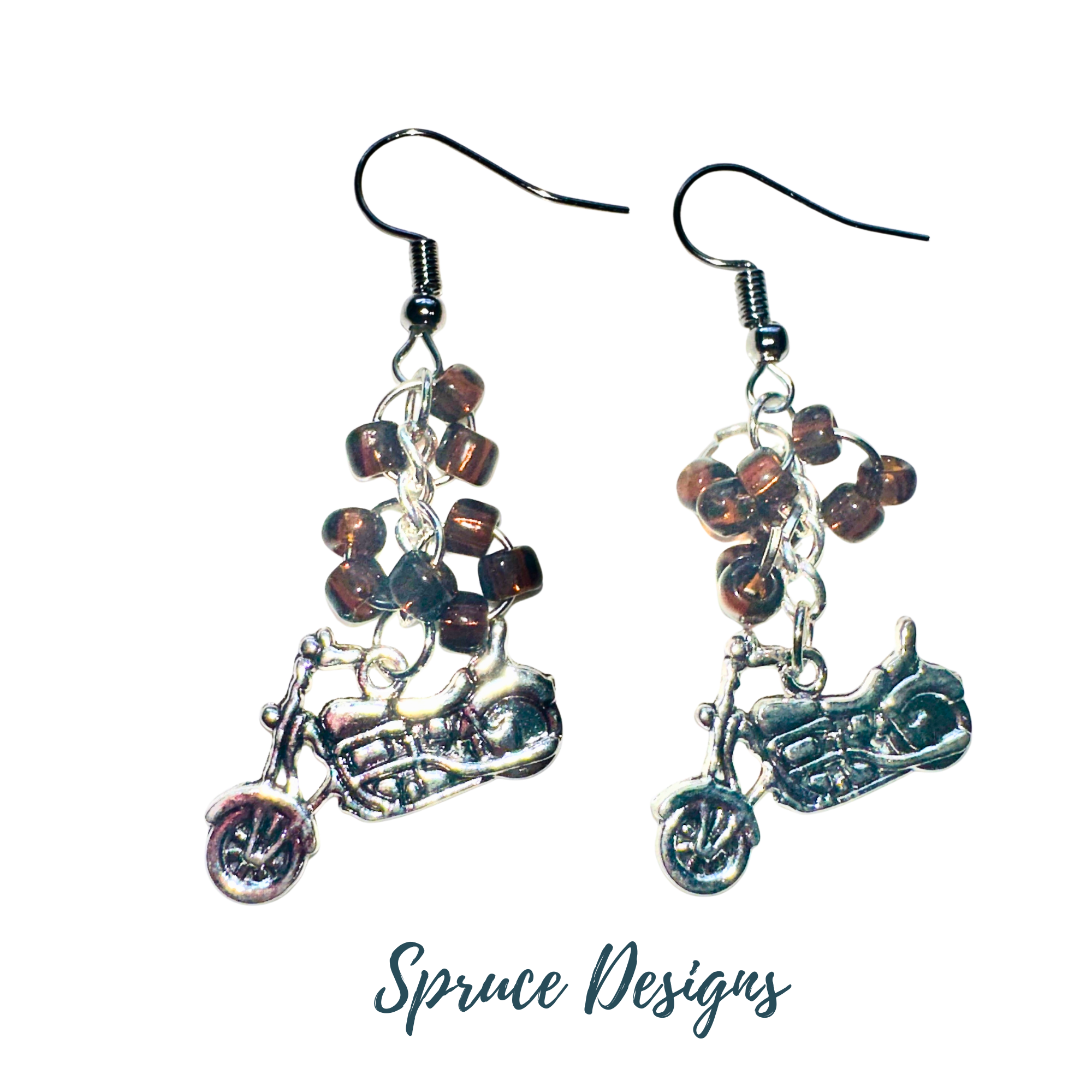 Roxana Motorcycle Earrings