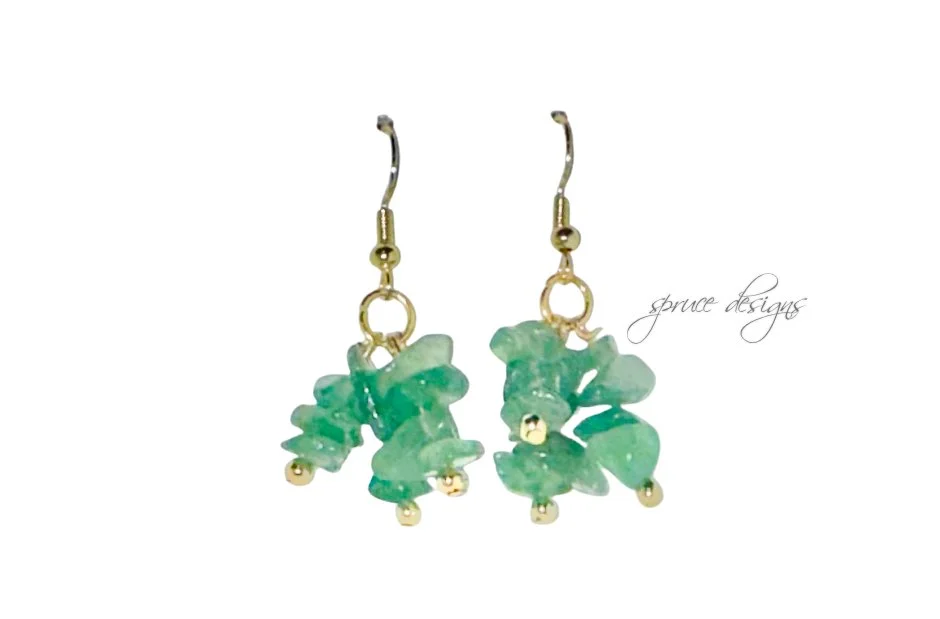 Aventurine Cluster Earrings.jpg