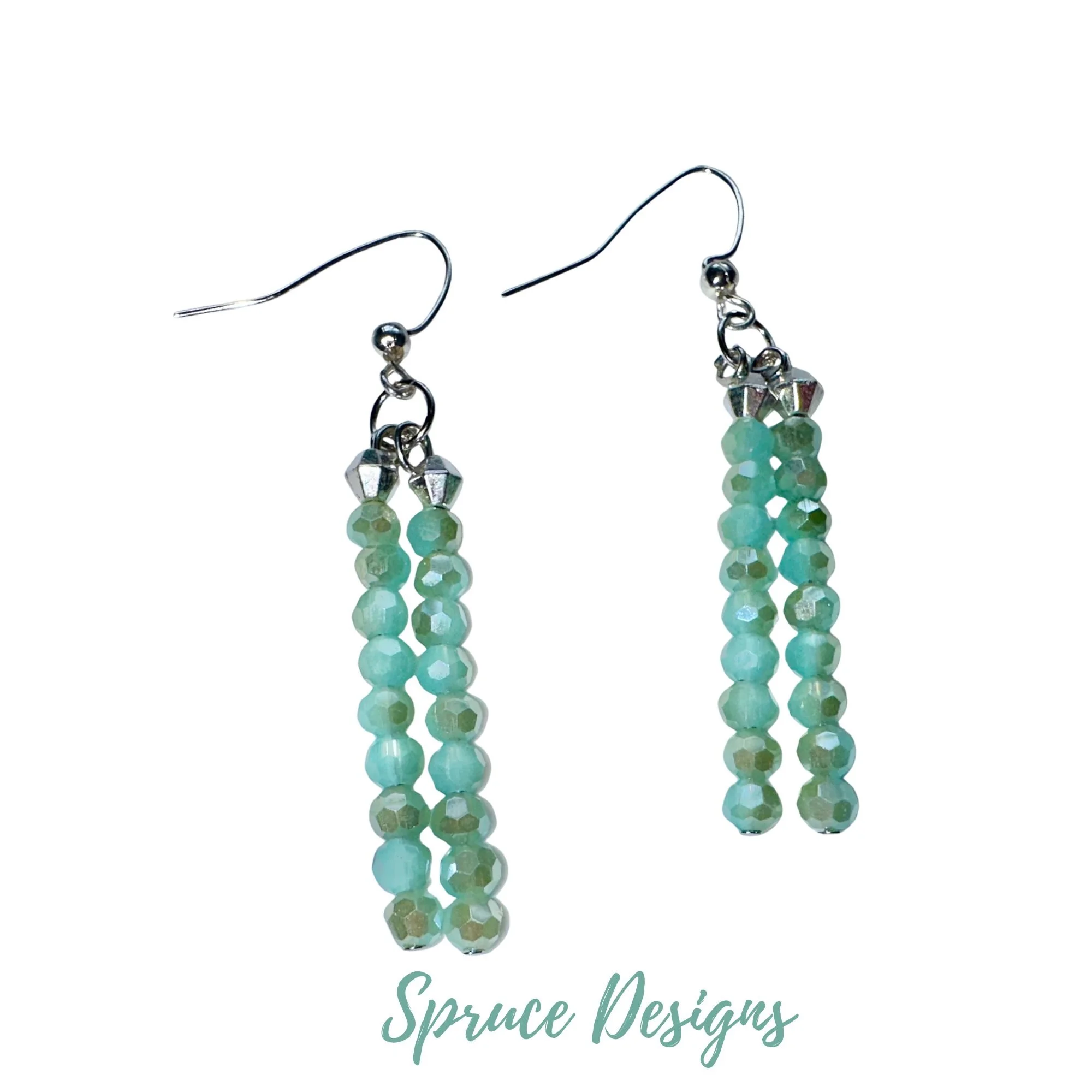 Aqua Sparkle Earrings