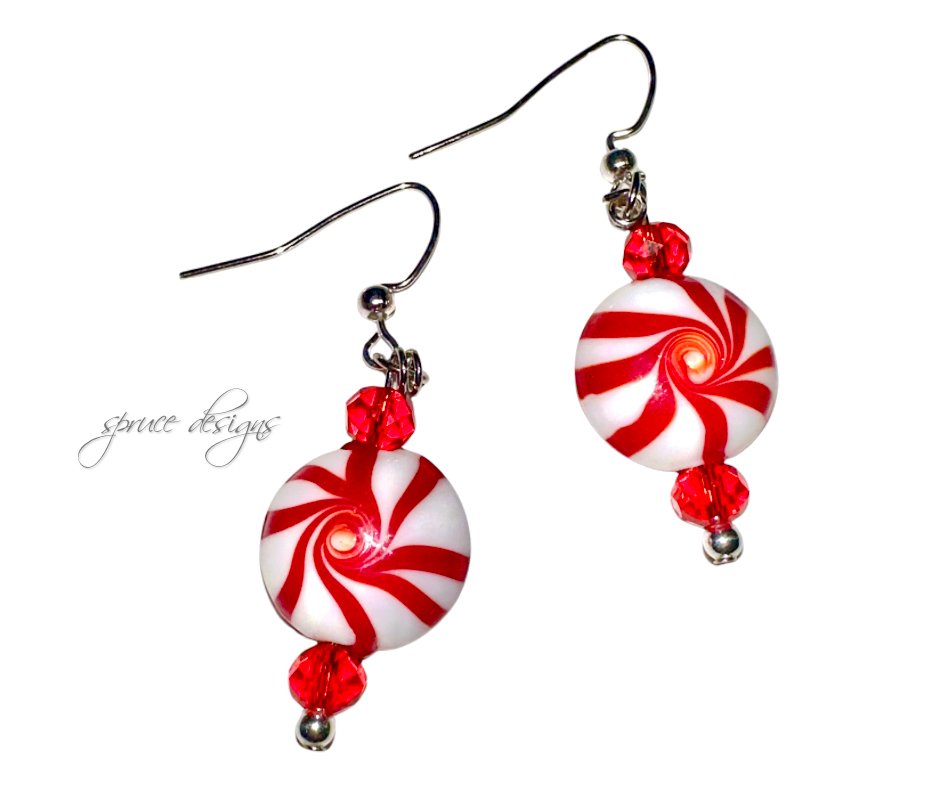 Peppermint Sparkle Earrings