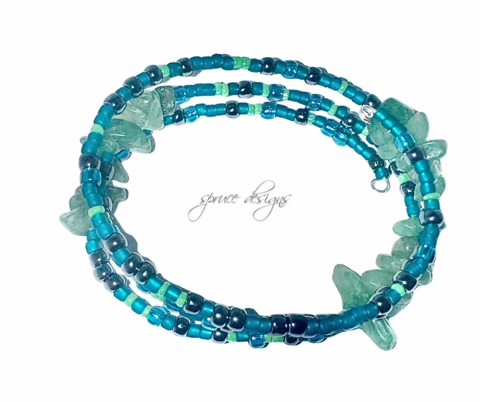 Sea Foam Green Wrap Bracelet