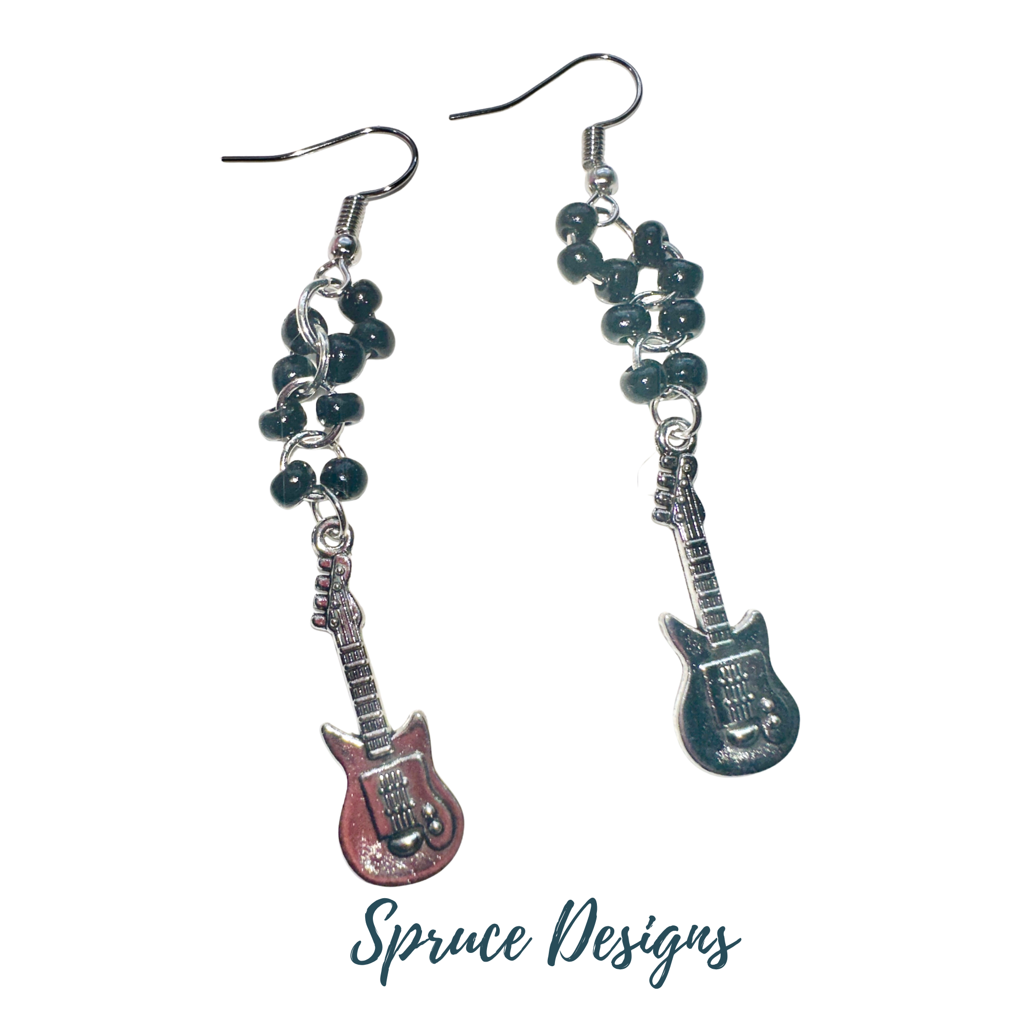 Rockin' Guitar Earrings
