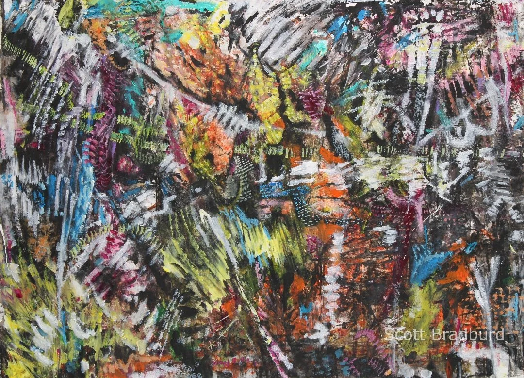 "Kaleidoscopic"
"24 X 36"
Oil on Canvas