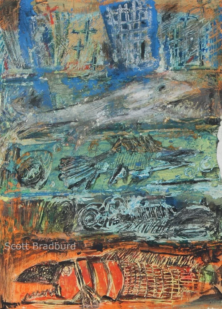 "More Than Meets the Eye
9" X 12"
Mixed Media On Paper