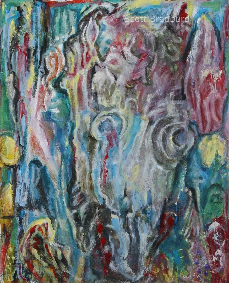 "The Damnation of the Livestock"
18" X 24"
Mixed Media on Paper
