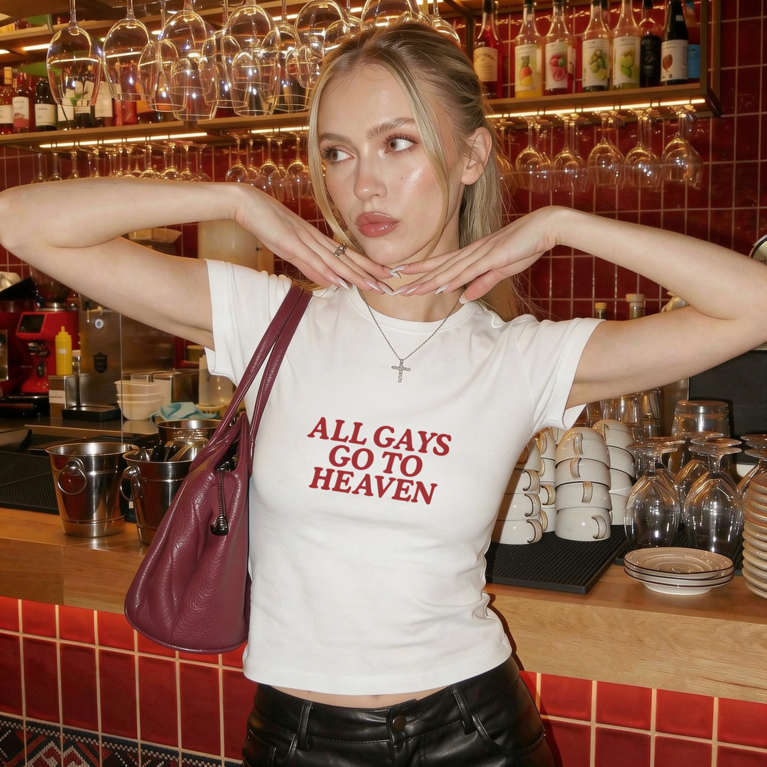 All Gays Go To Heaven Baby Tee