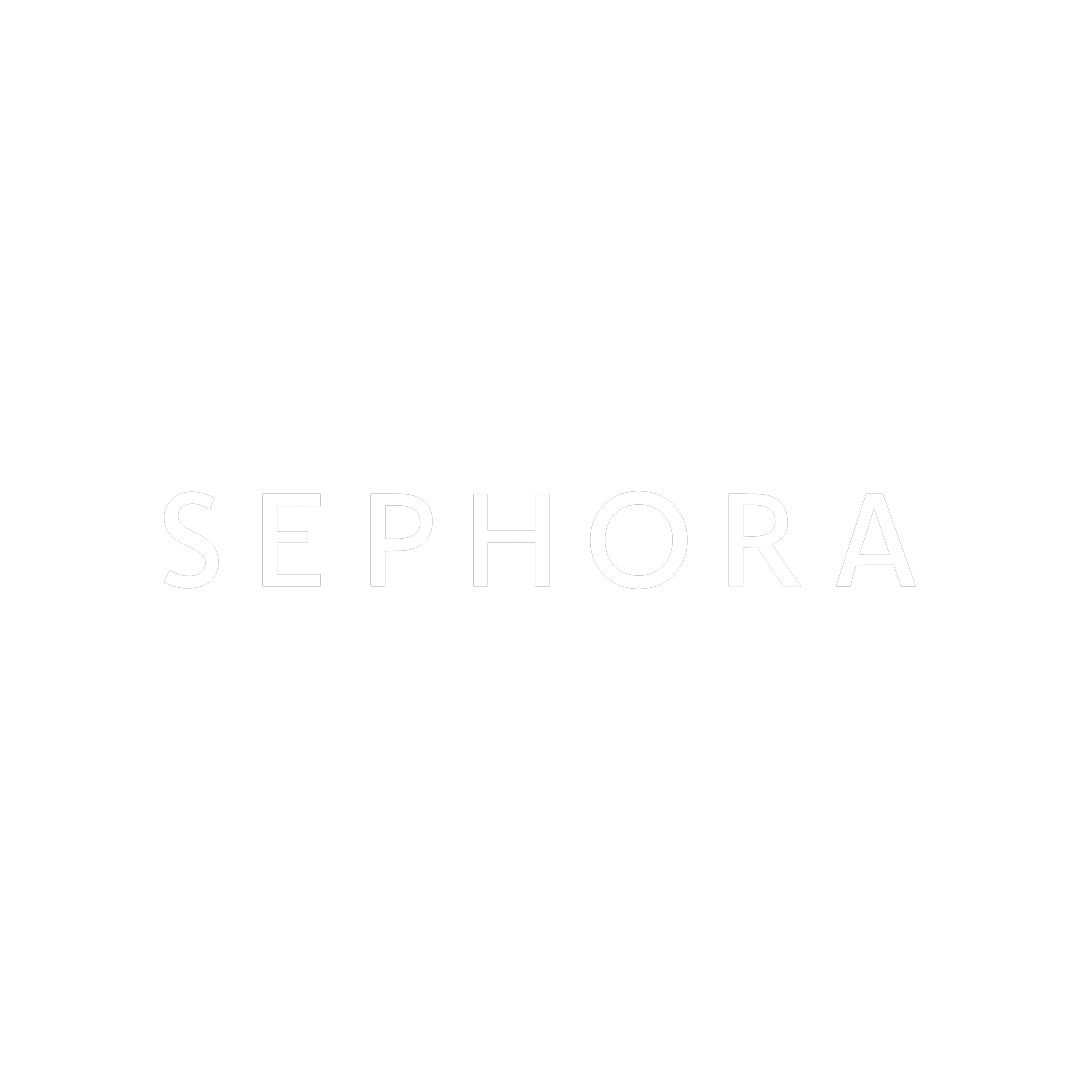 Black background with the white text 'SEPHORA' in the center.