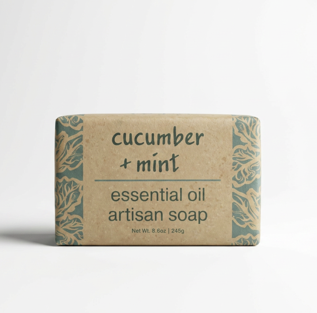 Cucumber + Mint Soap