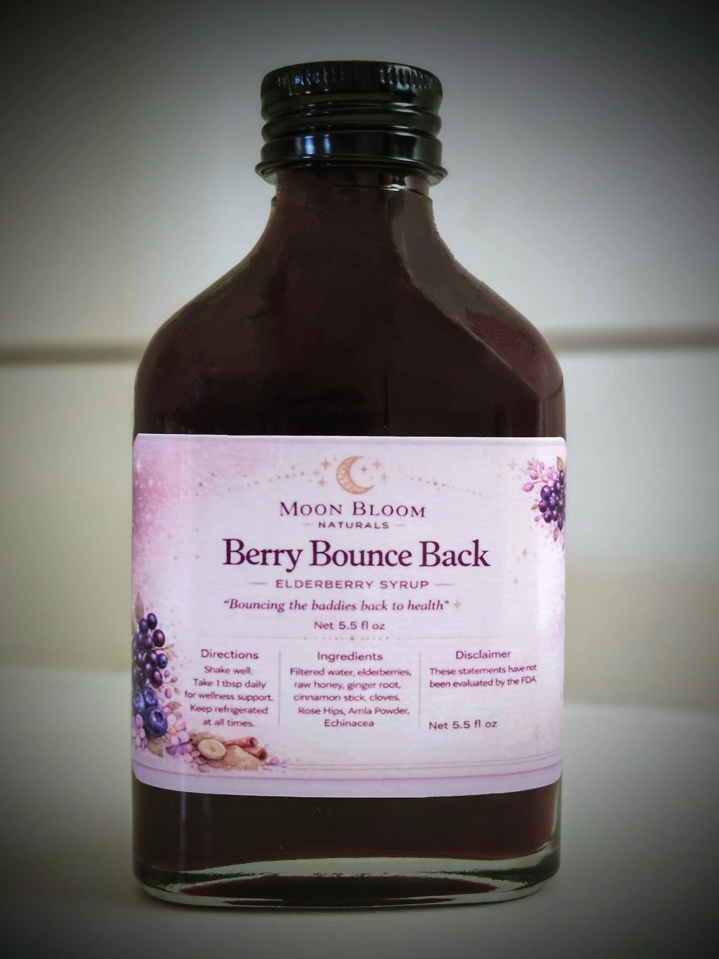 Berry Bounce Back - Elderberry Syrup
