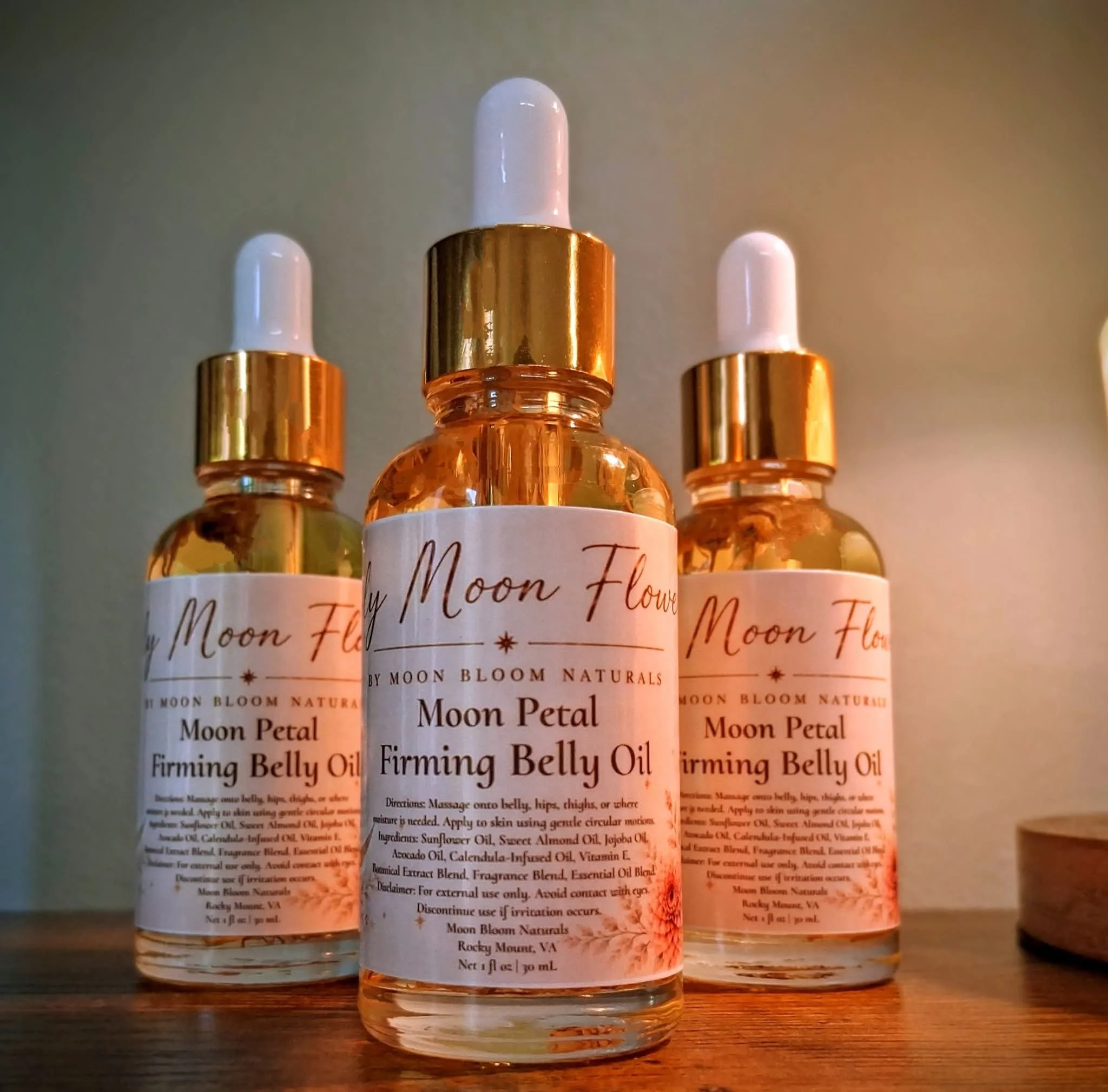 Moon Petal Firming Belly Oil