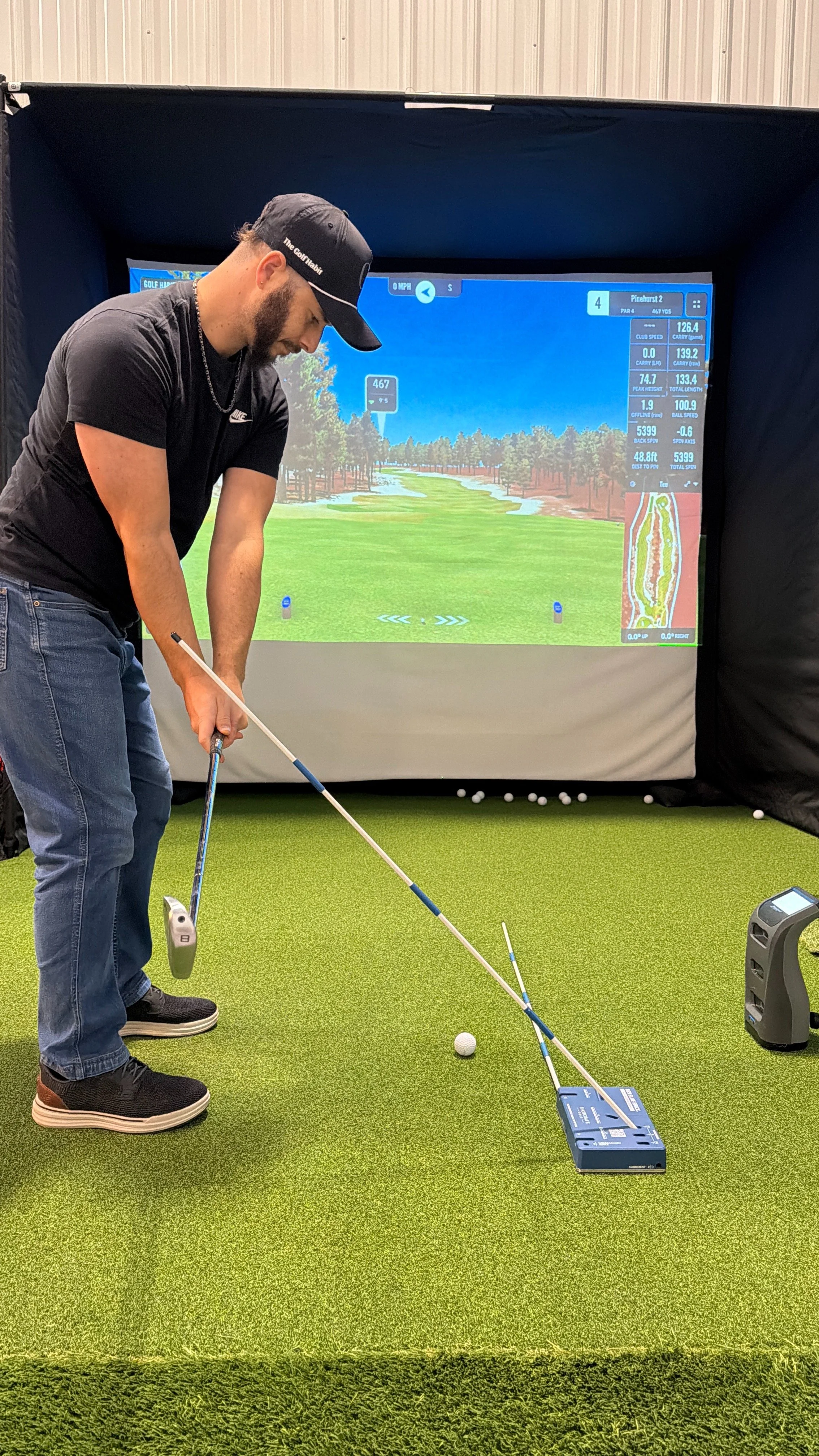 Blue Brick: precision swing path tool.