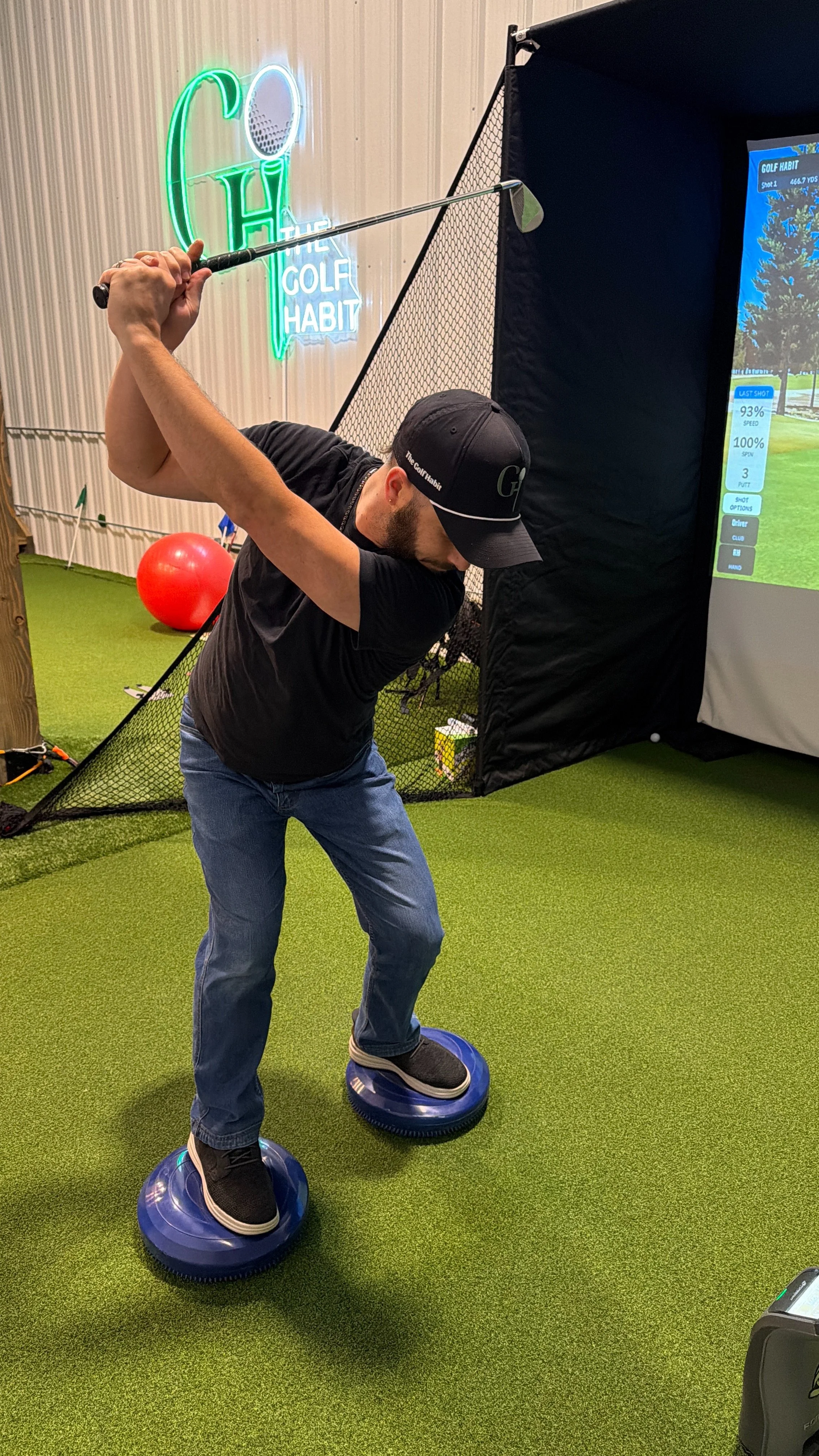 Balance Pads: complete swing balance