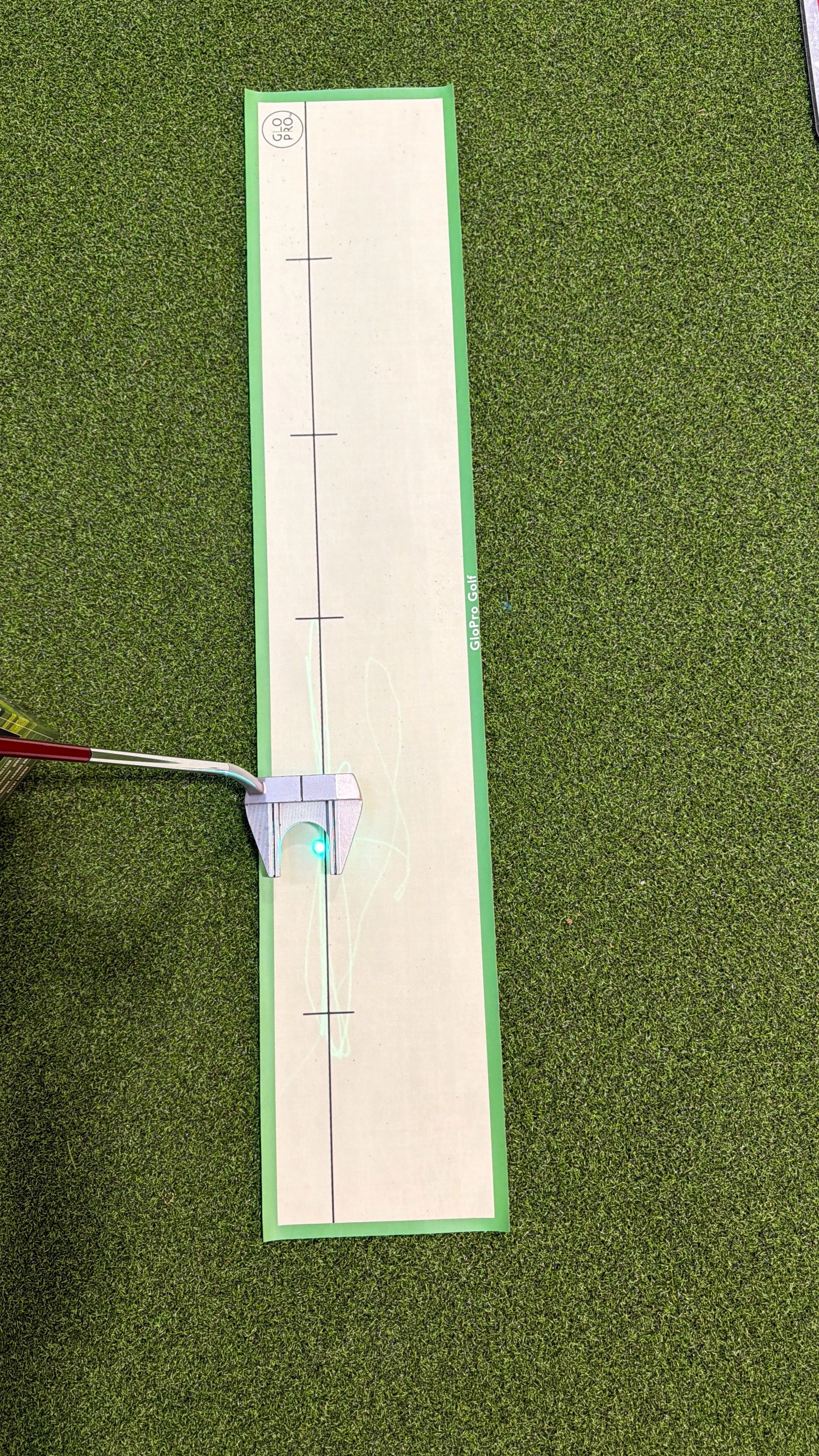 Glo Pro: putting path aid
