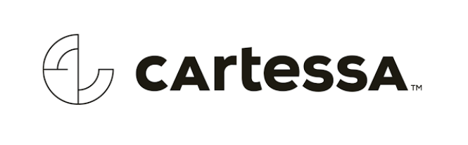 Cartessa logo with a geometric circular icon and the word 'Cartessa' in bold letters.