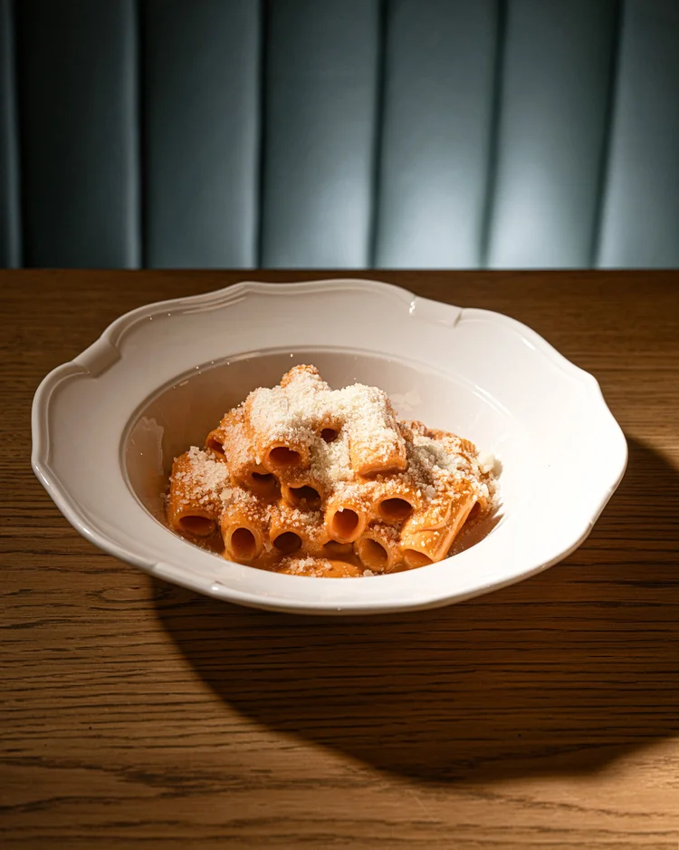 Rigatoni alla vodka at Osteria Luce