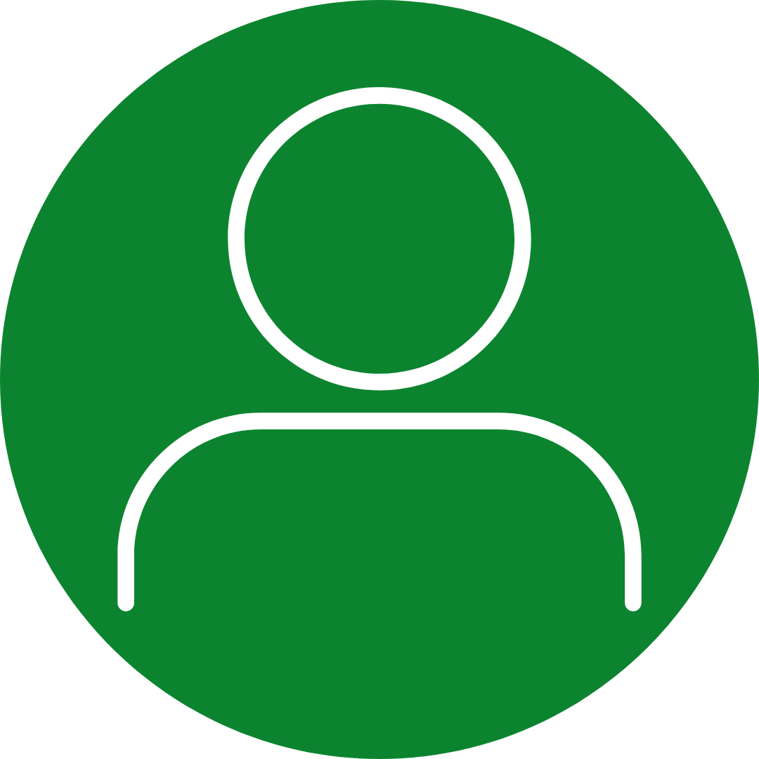 icon of white basketball on green circle
