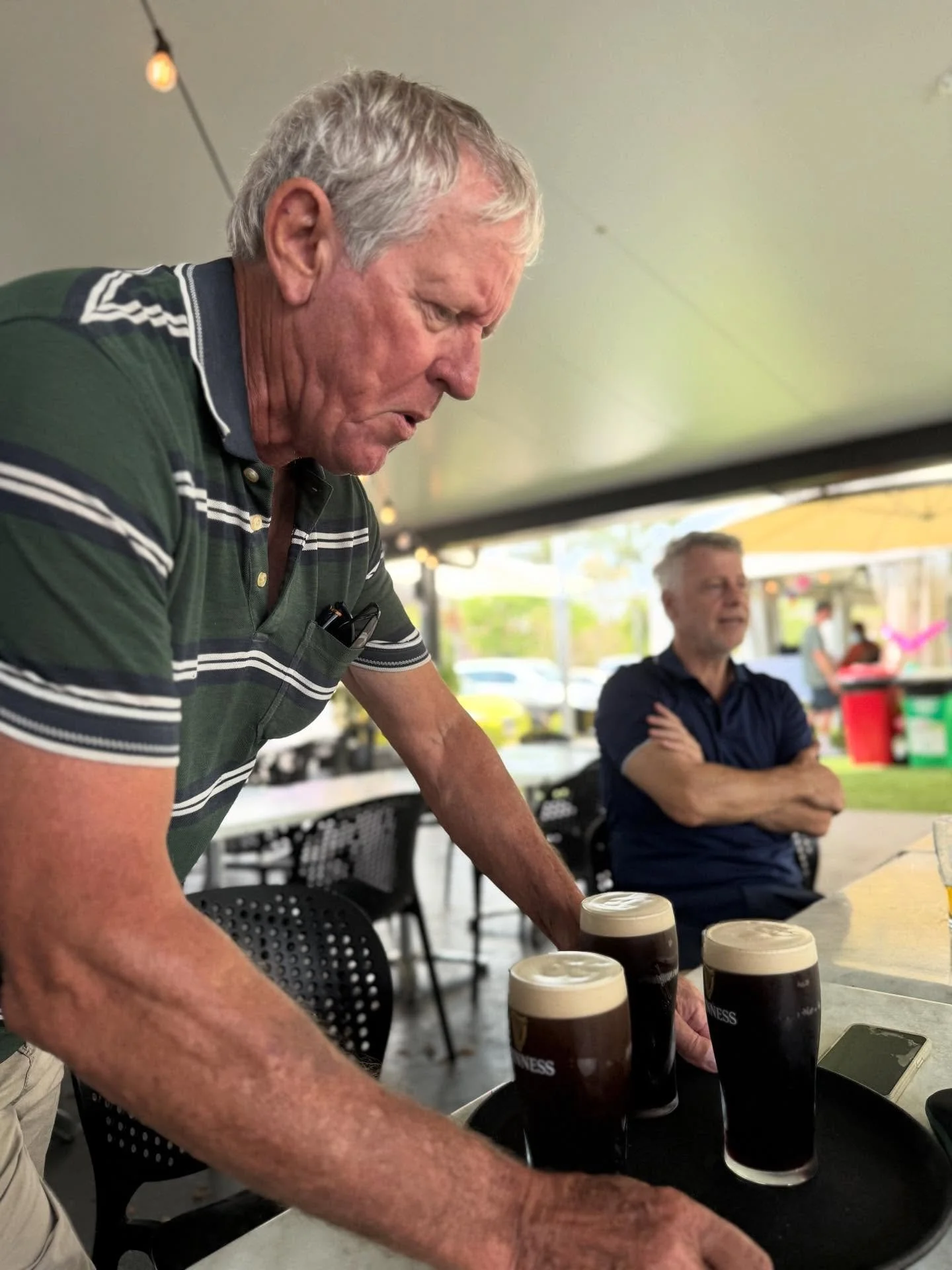 After golf refreshment $10 a pint!