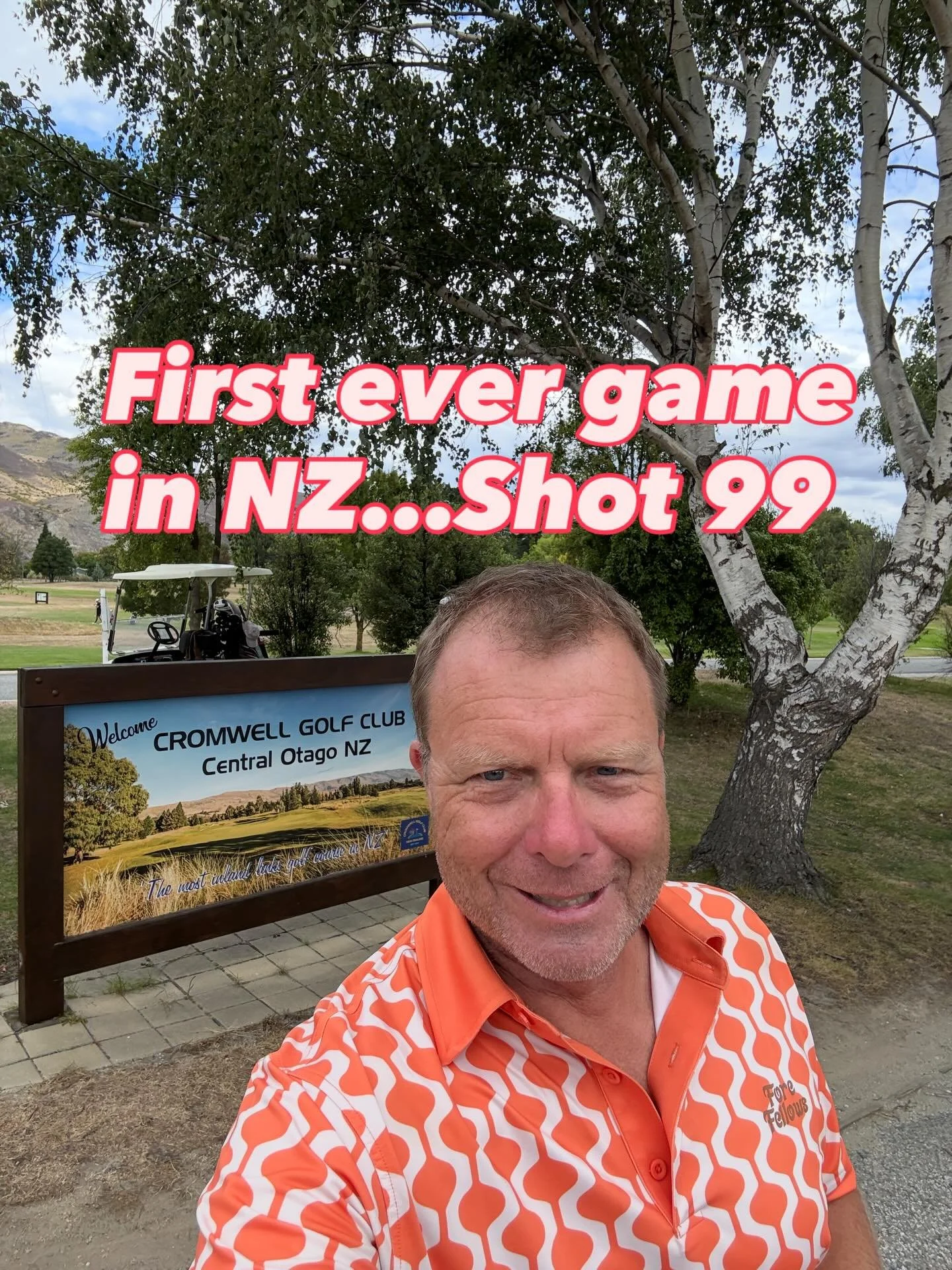 The token Aussie in the comp. A Fantastic day @cromwellgolfclub highly recommended.