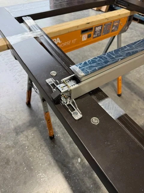 prepping and installing custom hardware on commercial doors in Round Rock central Texas