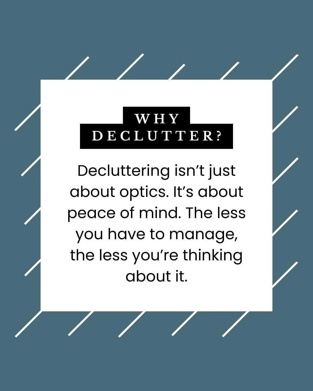 What's so great about decluttering? More than you think! ✨🧹✨

#chicagoorganizer #professionalorganizer #orderlyarrangements #organizedhome #decluttering #declutteredhome #declutteryourlife