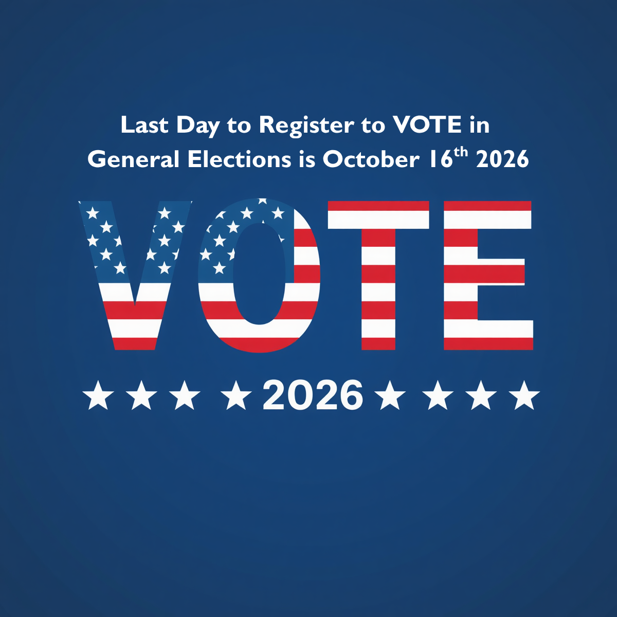 Patriotic American Flag Image with ballot Box linked to Pennsylvania Voter Registration check and register to vote