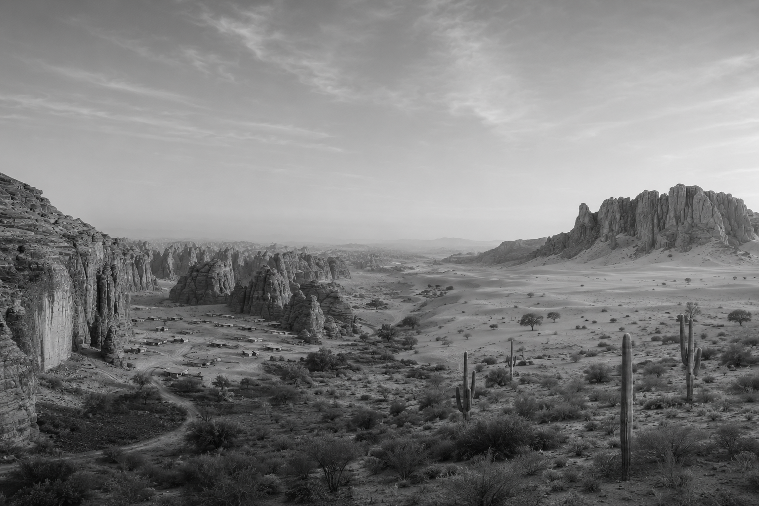 Between Two Deserts