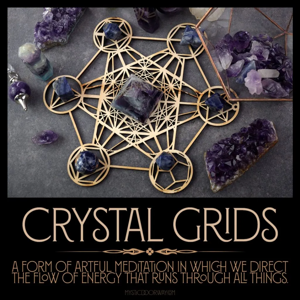 Complimentary Healing Crystal Grid
