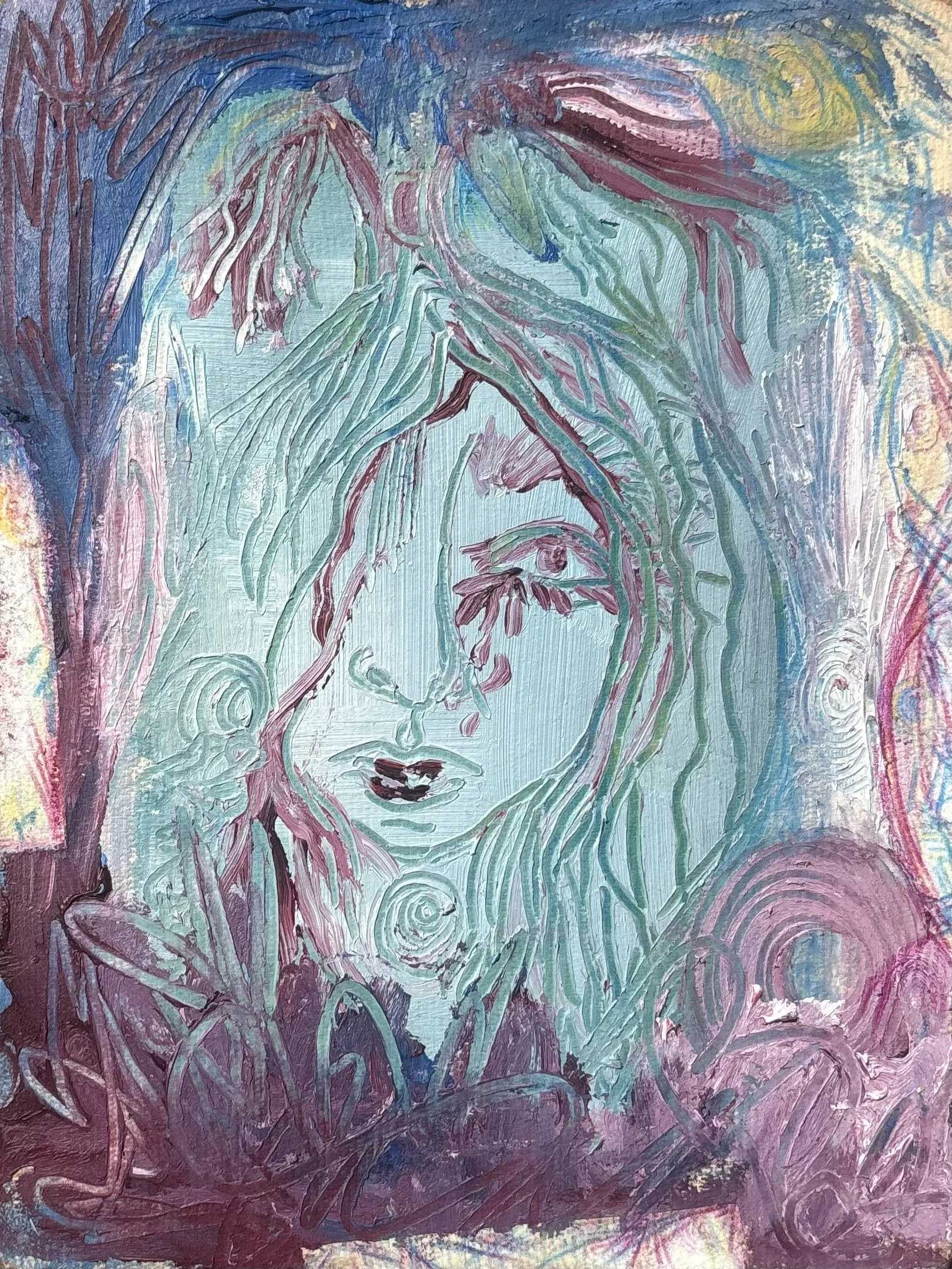 mixed media artwork by Nicole Javorsky