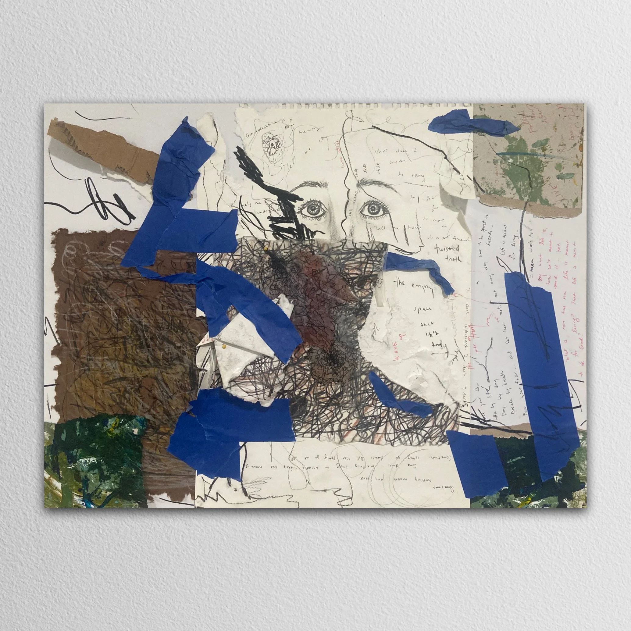 artwork titled I got lost out in a storm by Nicole Javorsky