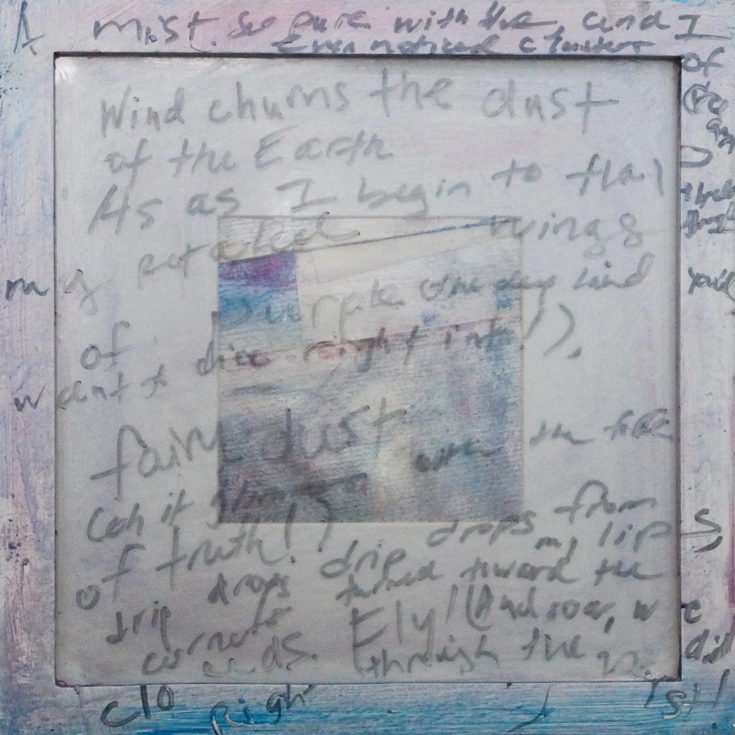 An image of a text-based artwork by artist Nicole Javorsky called Fairy Dust