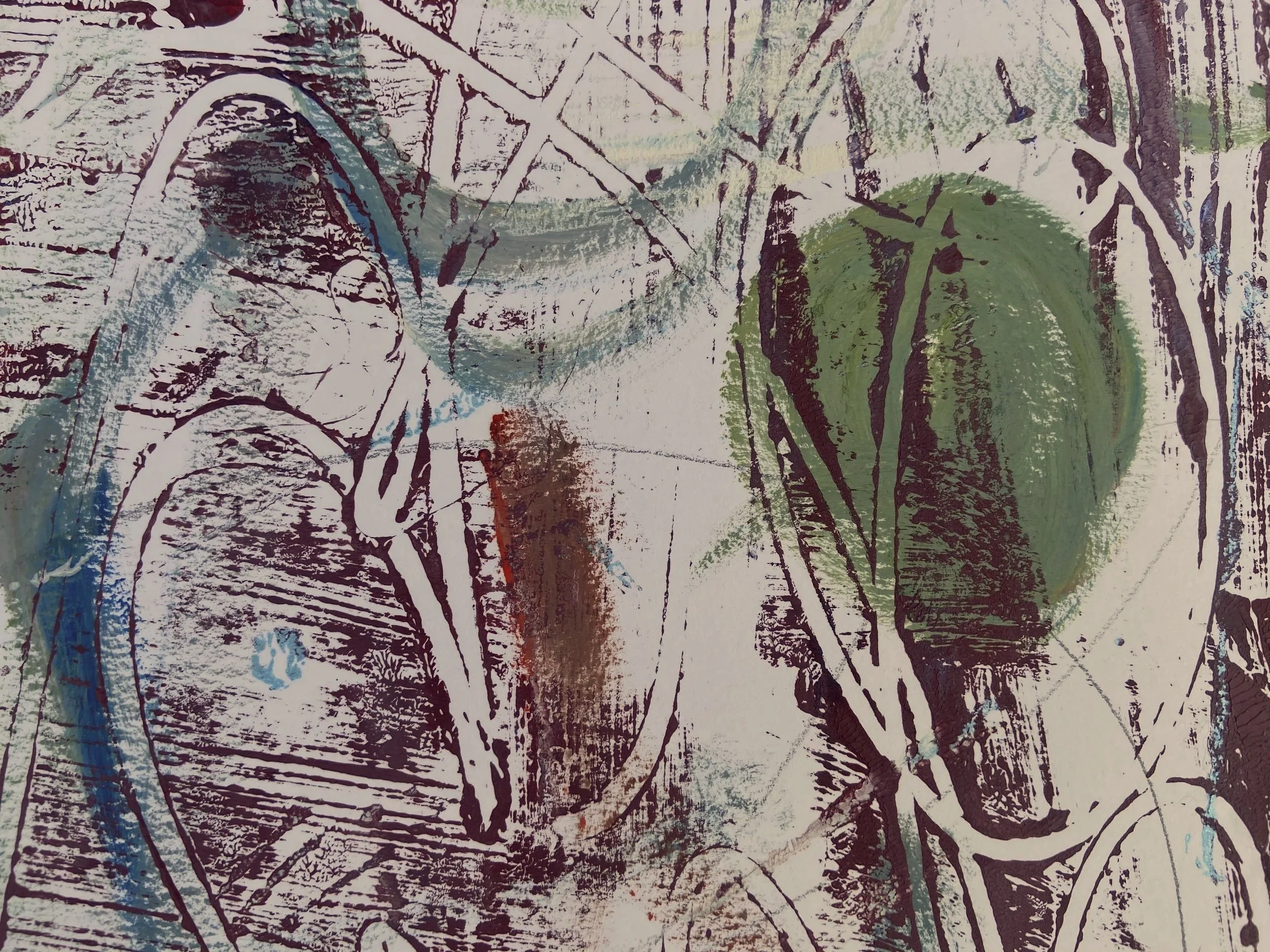 abstract artwork by Nicole Javorsky, detail image