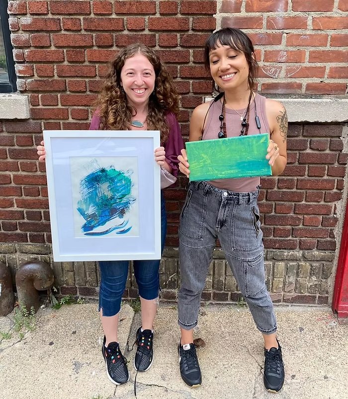 image of artists Nicole Javorsky and Brooke Diablos