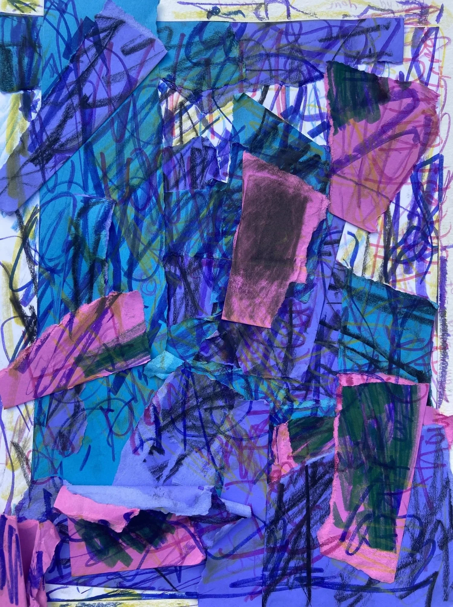 mixed media artwork by Nicole Javorsky