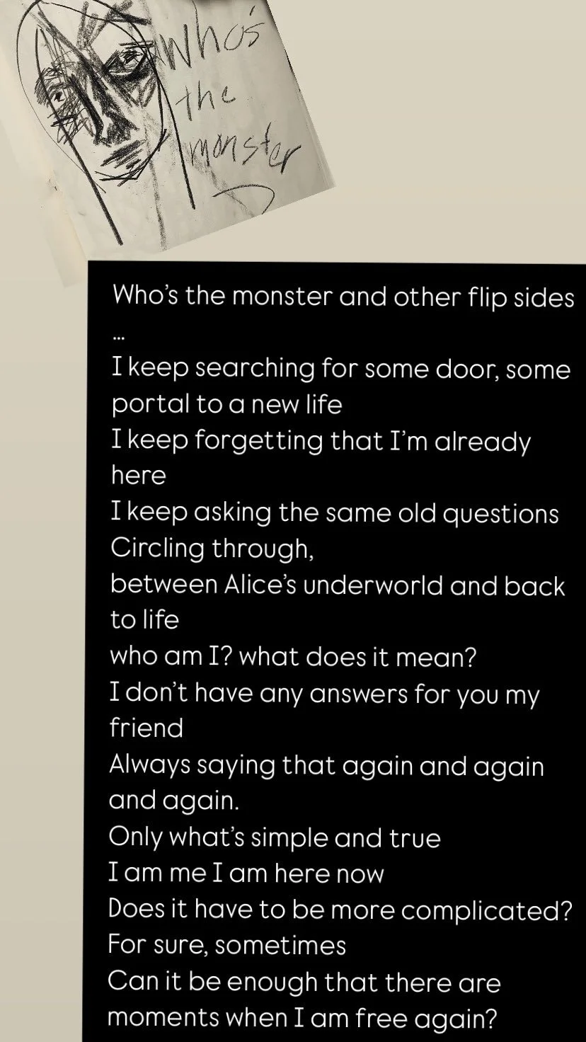 artwork and poem by Nicole Javorsky