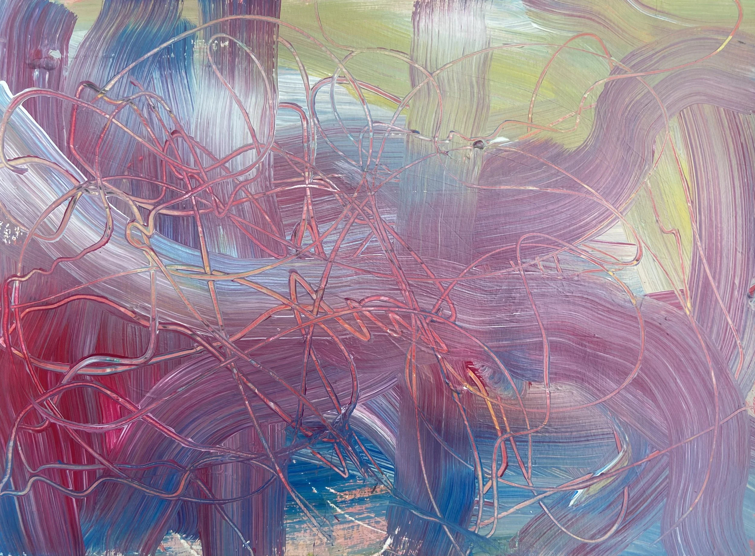 abstract painting by Nicole Javorsky