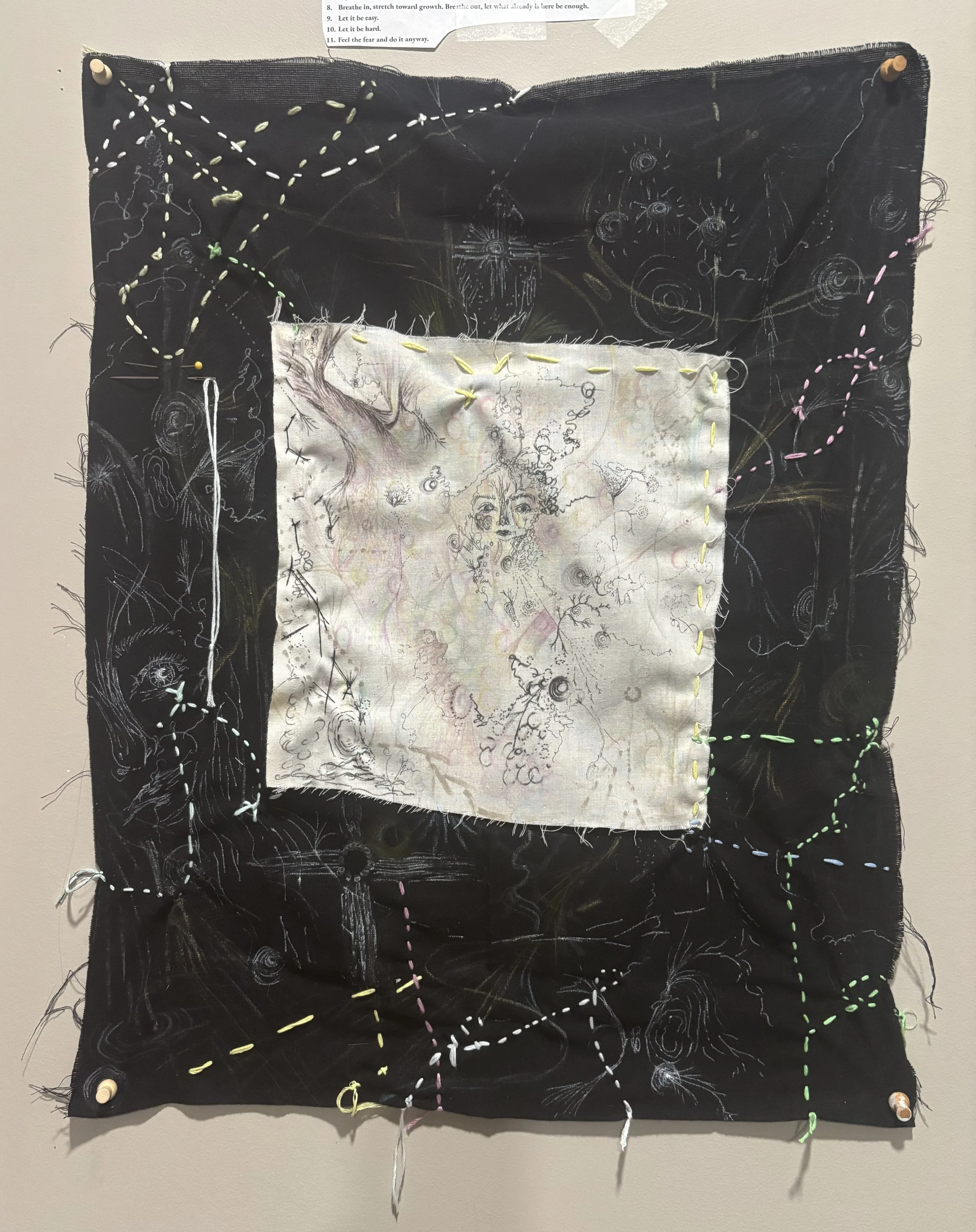 artwork in progress by Nicole Javorsky