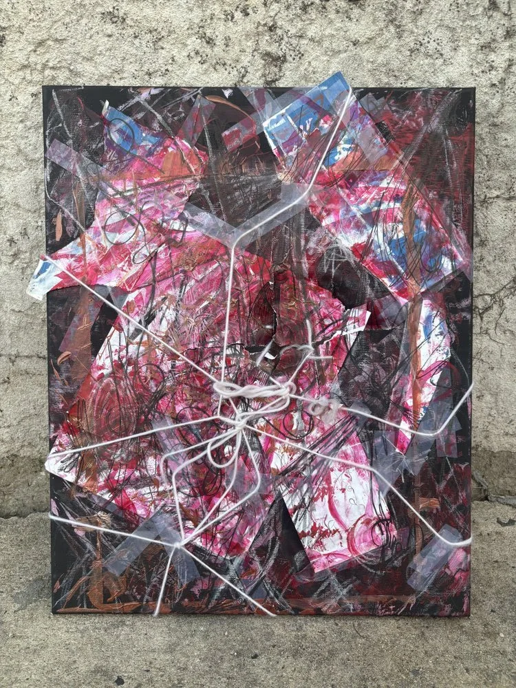 mixed media artwork by Nicole Javorsky