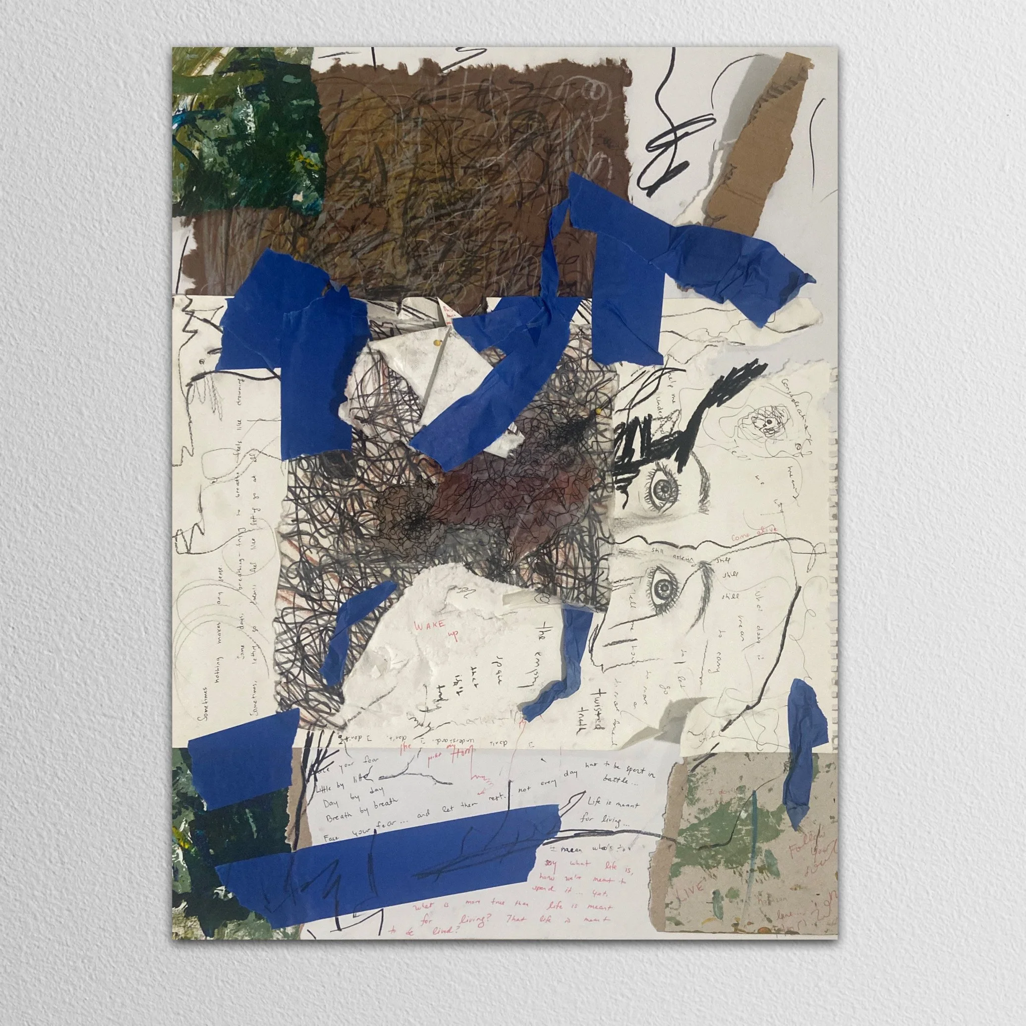 mixed media collage by Nicole Javorsky