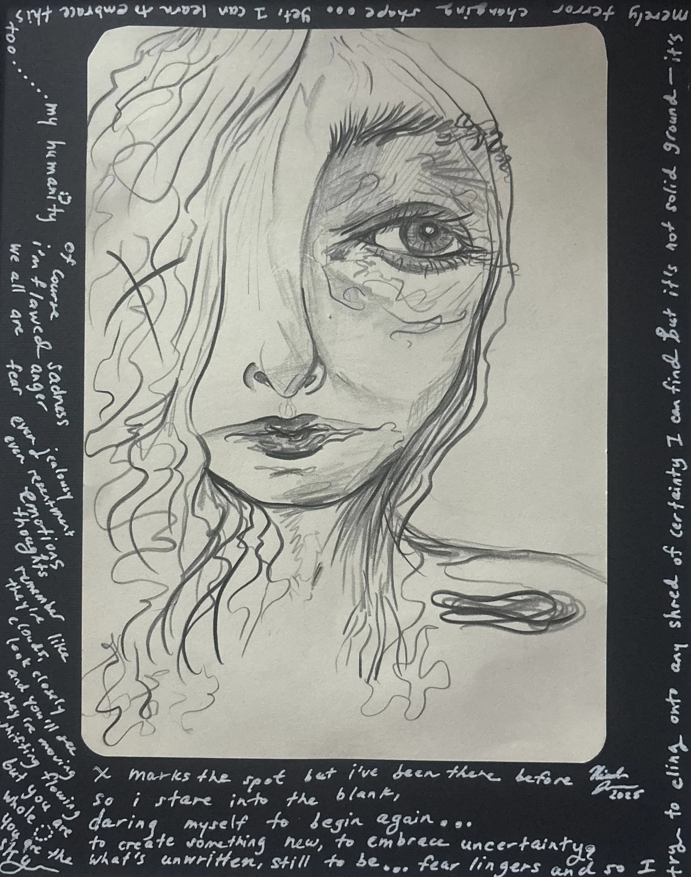 black and white artwork by Nicole Javorsky