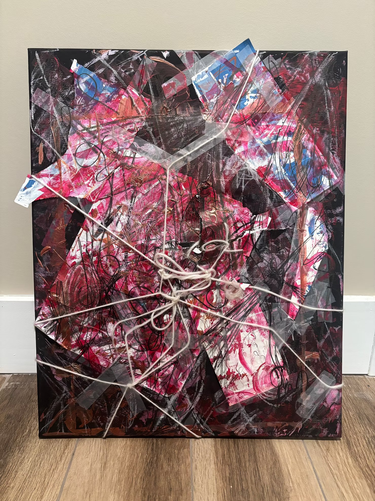 mixed media artwork by Nicole Javorsky