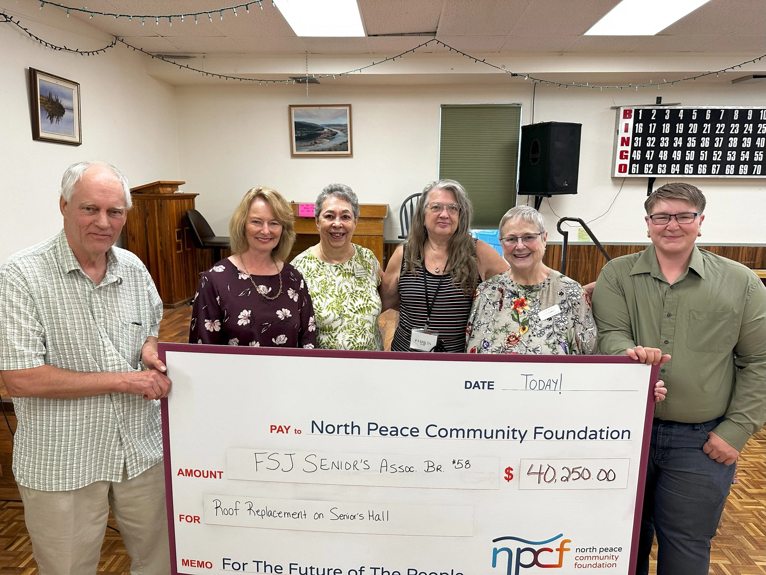 A New Roof, A Stronger Community: NPCF Awards $40,250 Grant to Fort St. John Senior’s Hall