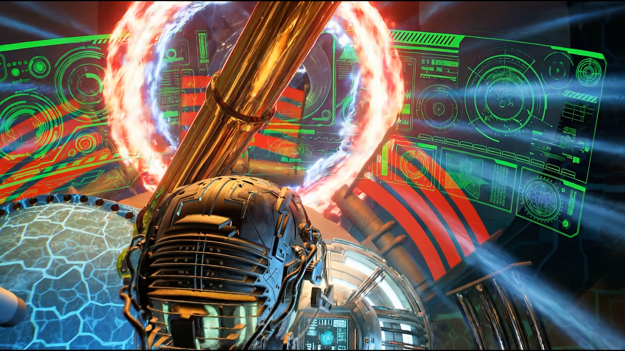 Shayla Parker powering up the warp and propulsion systems