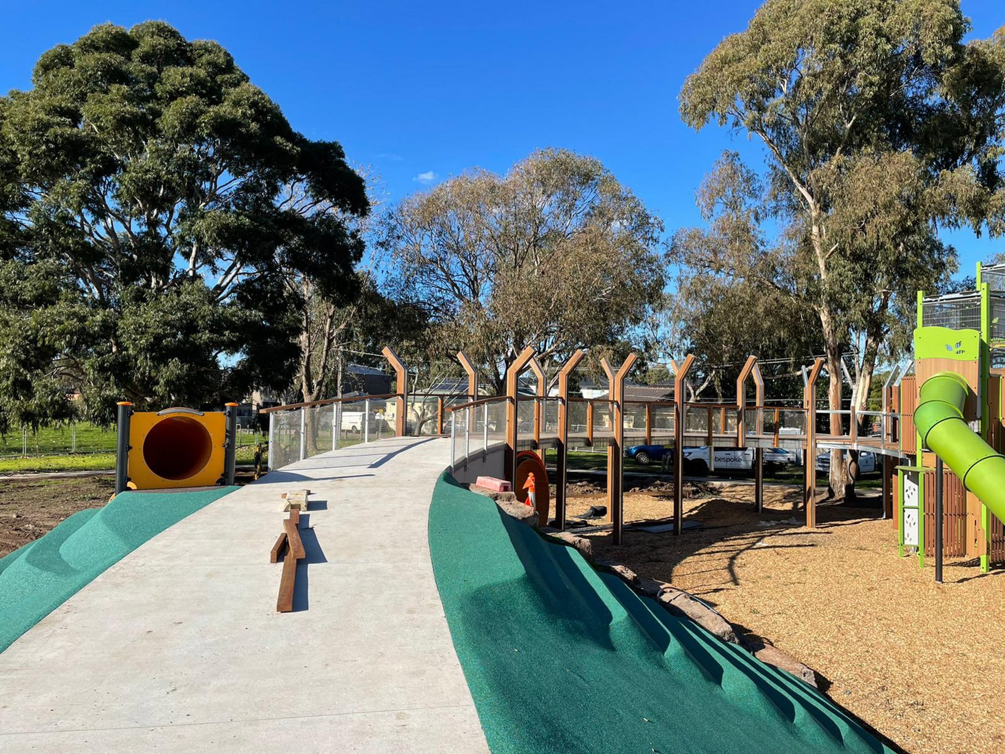 Ross Reserve Playground Balustrades, Noble Park VIC — Bespoke Wire & Rope