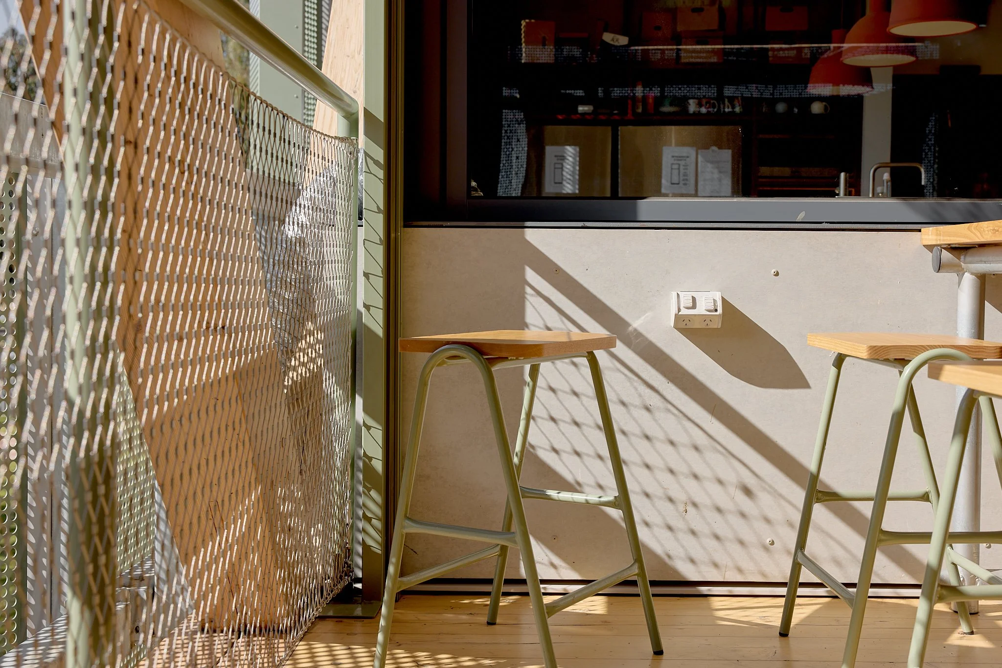 Flexi-mesh balustrades installed by Bespoke Wire & Rope at Sages Rd Depot Glenroy VIC with Building Engineering and Searle x Waldron Architecture.